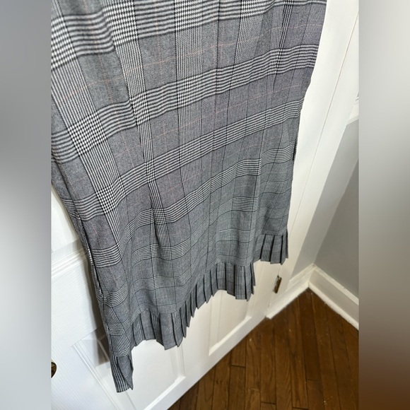 Anna Cate Collection Sara Vest Dress Plaid Double Breasted Pleated Hem | Size M - Picture 11 of 13